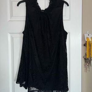 Black sexy lace tank. Plus size from torrid. Tried on but never been worn.